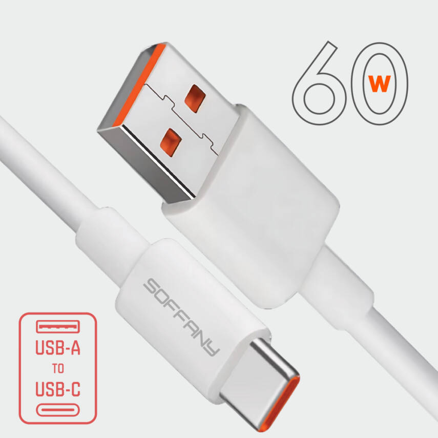 SY-280 60W USB-A / USB-C USB Data Kablosu