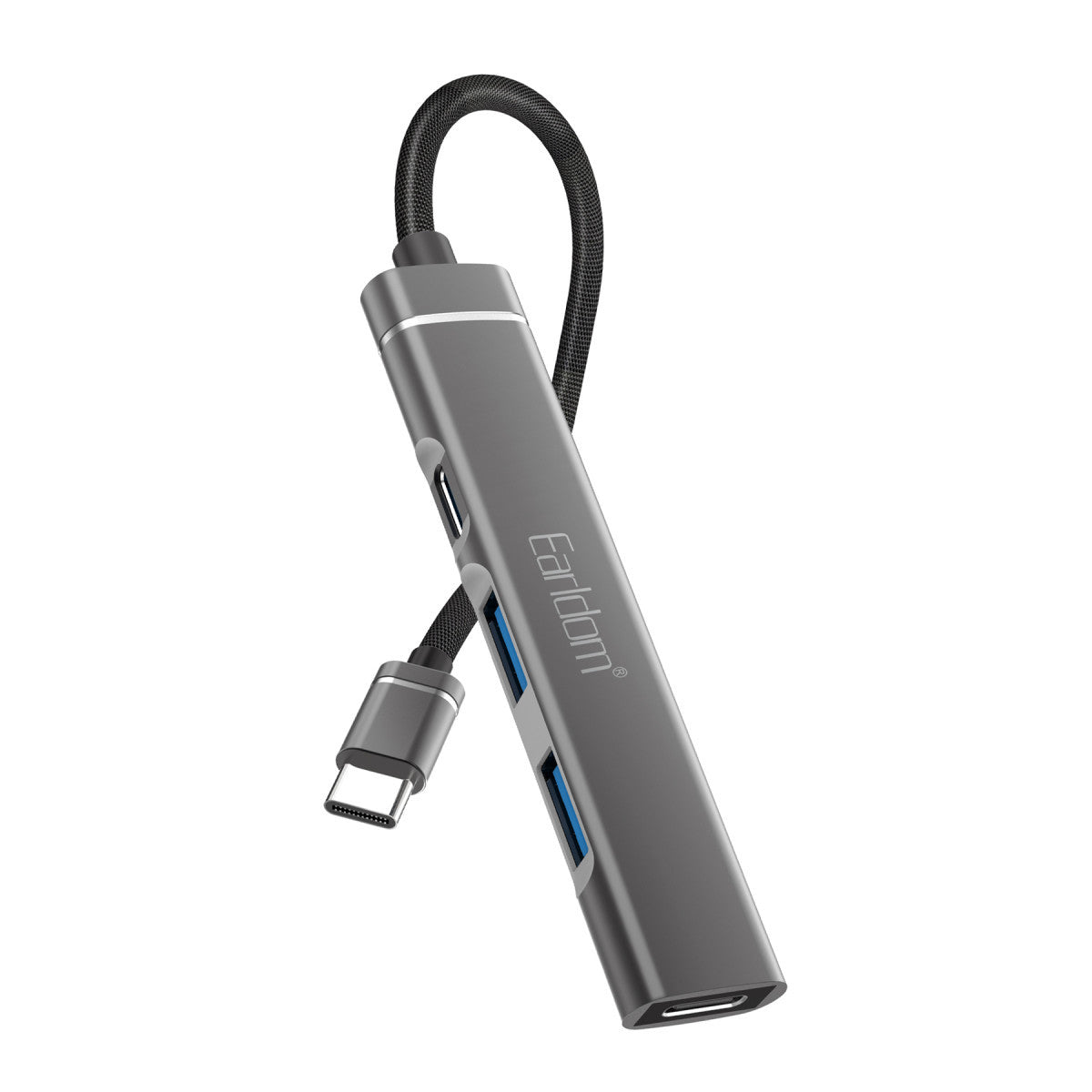 Earldom HUB19 2 Adet USB ve 2 Adet Type-C Çıkışlı PD Şarj Destekli Hub Dönüştürücü
