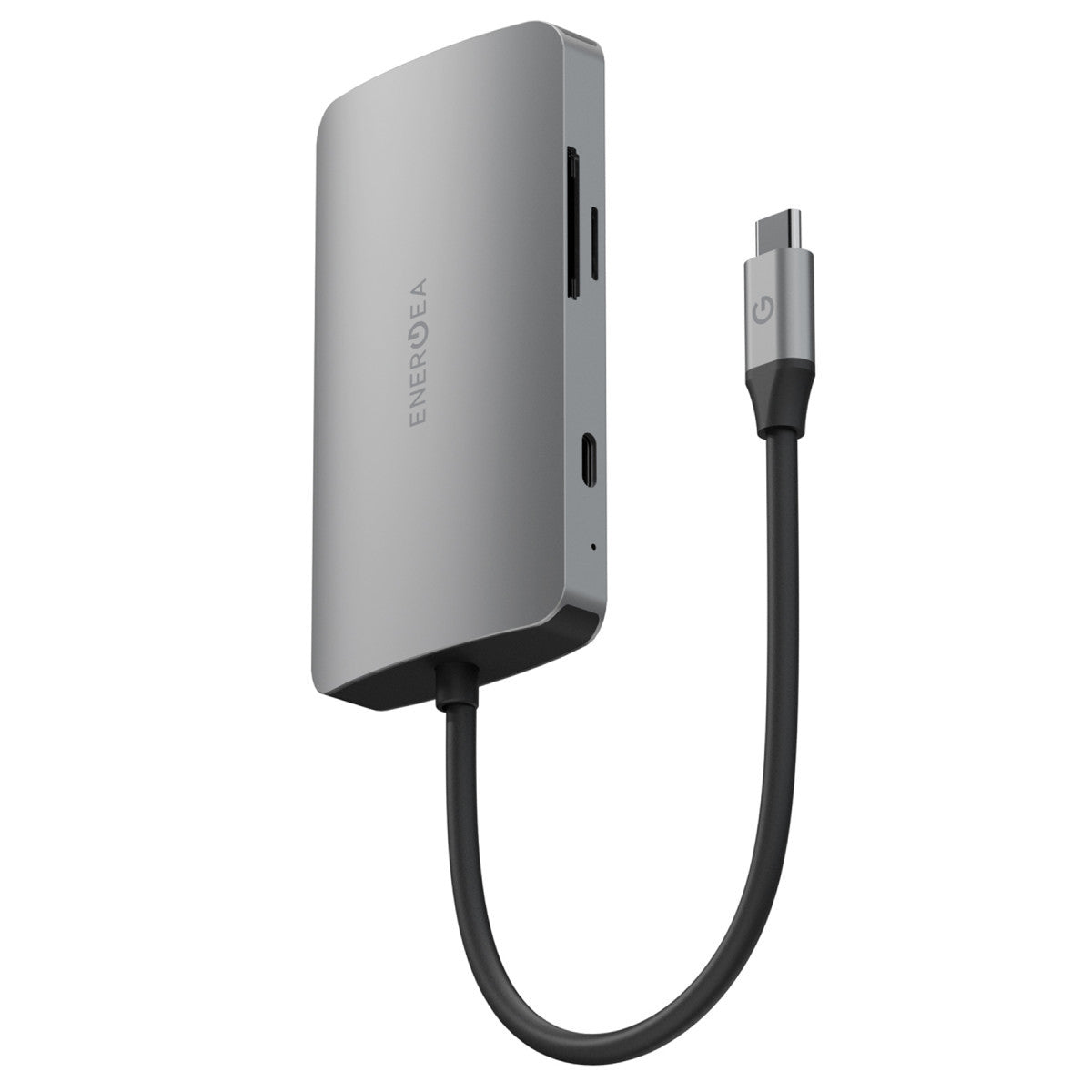 Energea AluHub HD Pro 2 100W Type-C PD Şarj Destekli 8in1 4K Hub Dönüştürücü