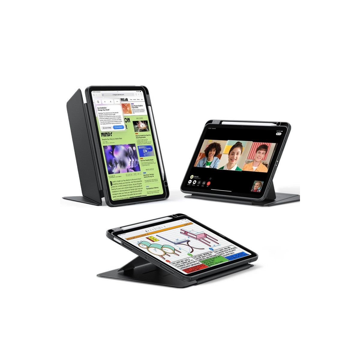 ESR Apple iPad 2025 10.9 (10.nesil) Flip Manyetik Tablet Kılıfı