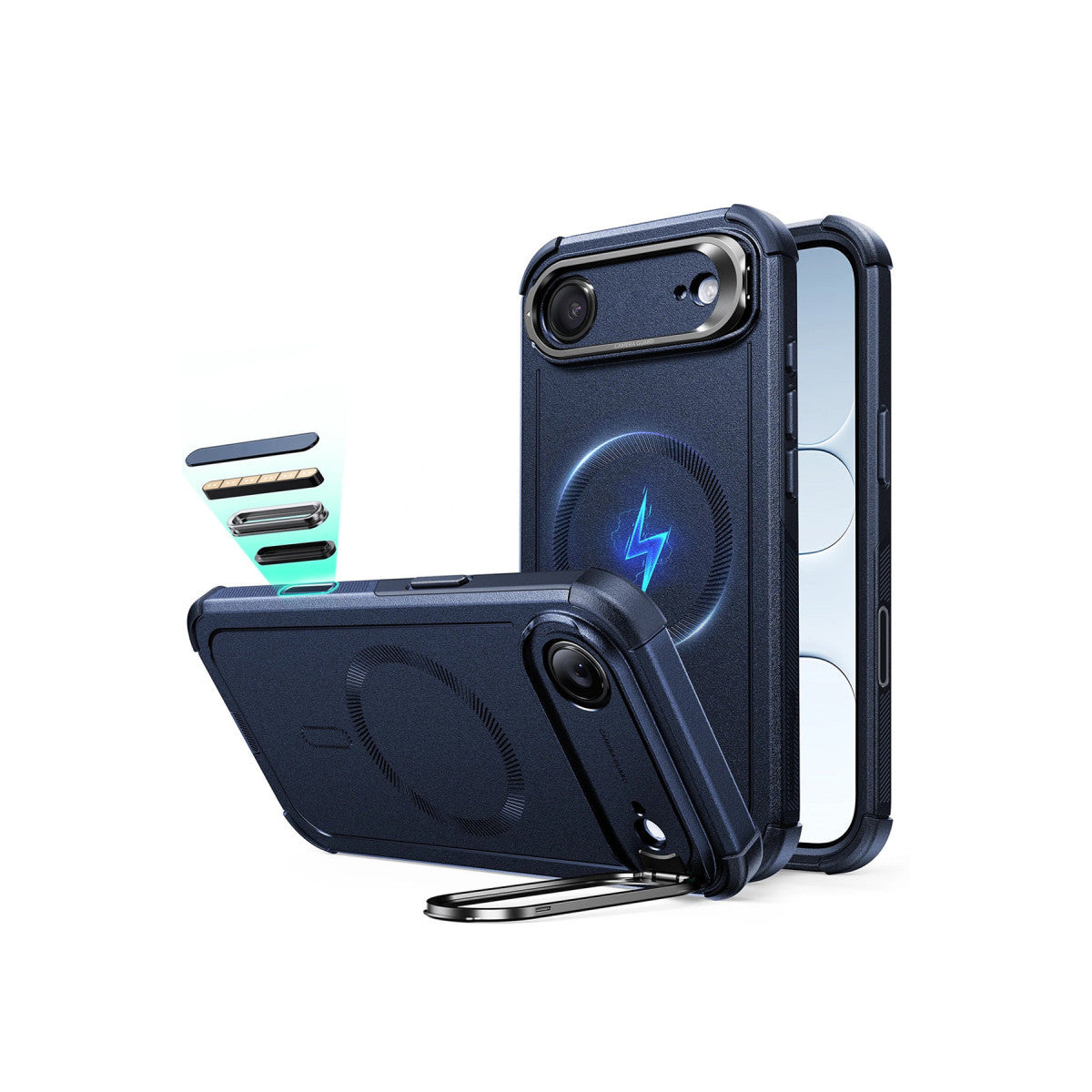 ESR Apple iPhone 17 Air Cyber Tough Magsafe Stantlı Kapak