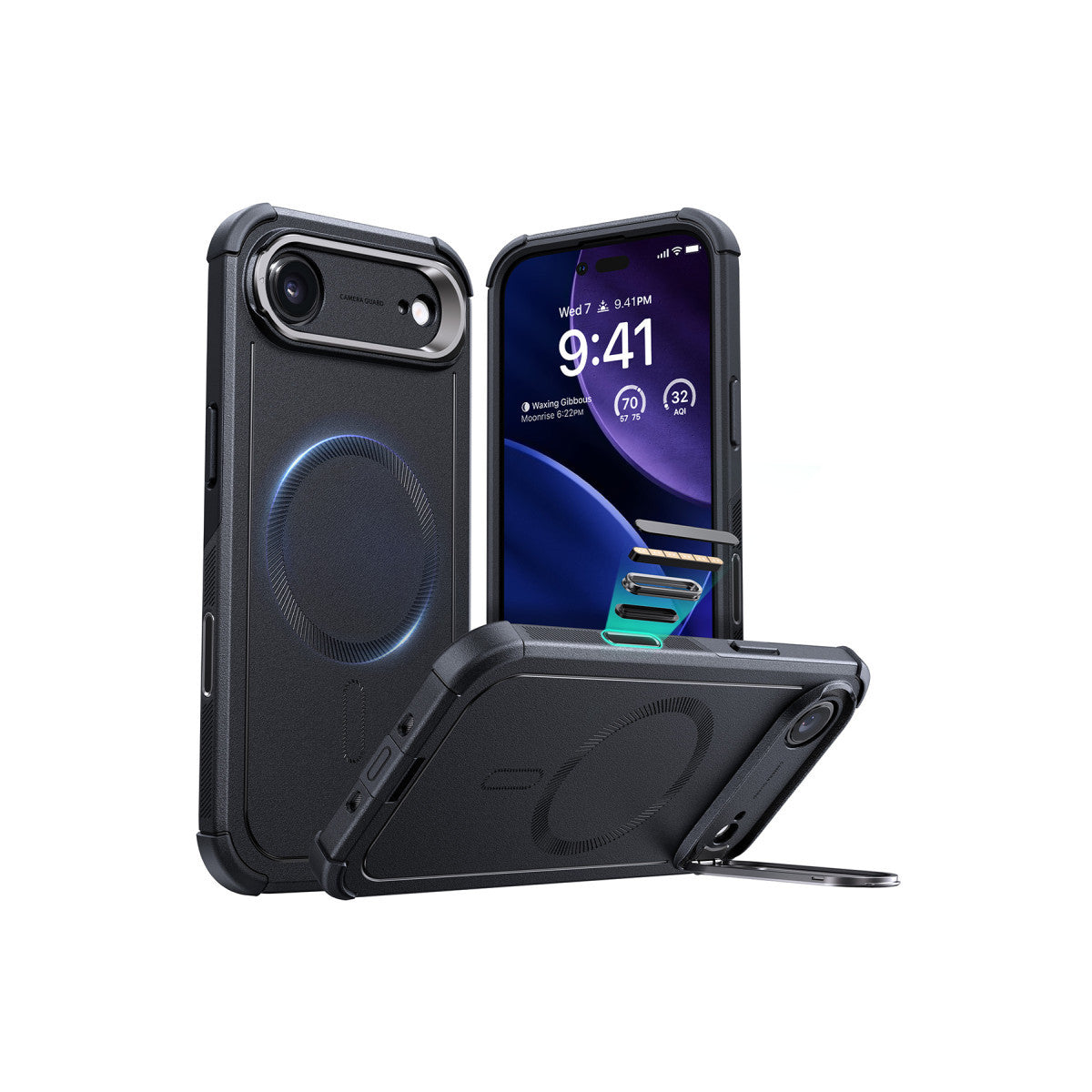 ESR Apple iPhone 17 Air Cyber Tough Magsafe Stantlı Kapak