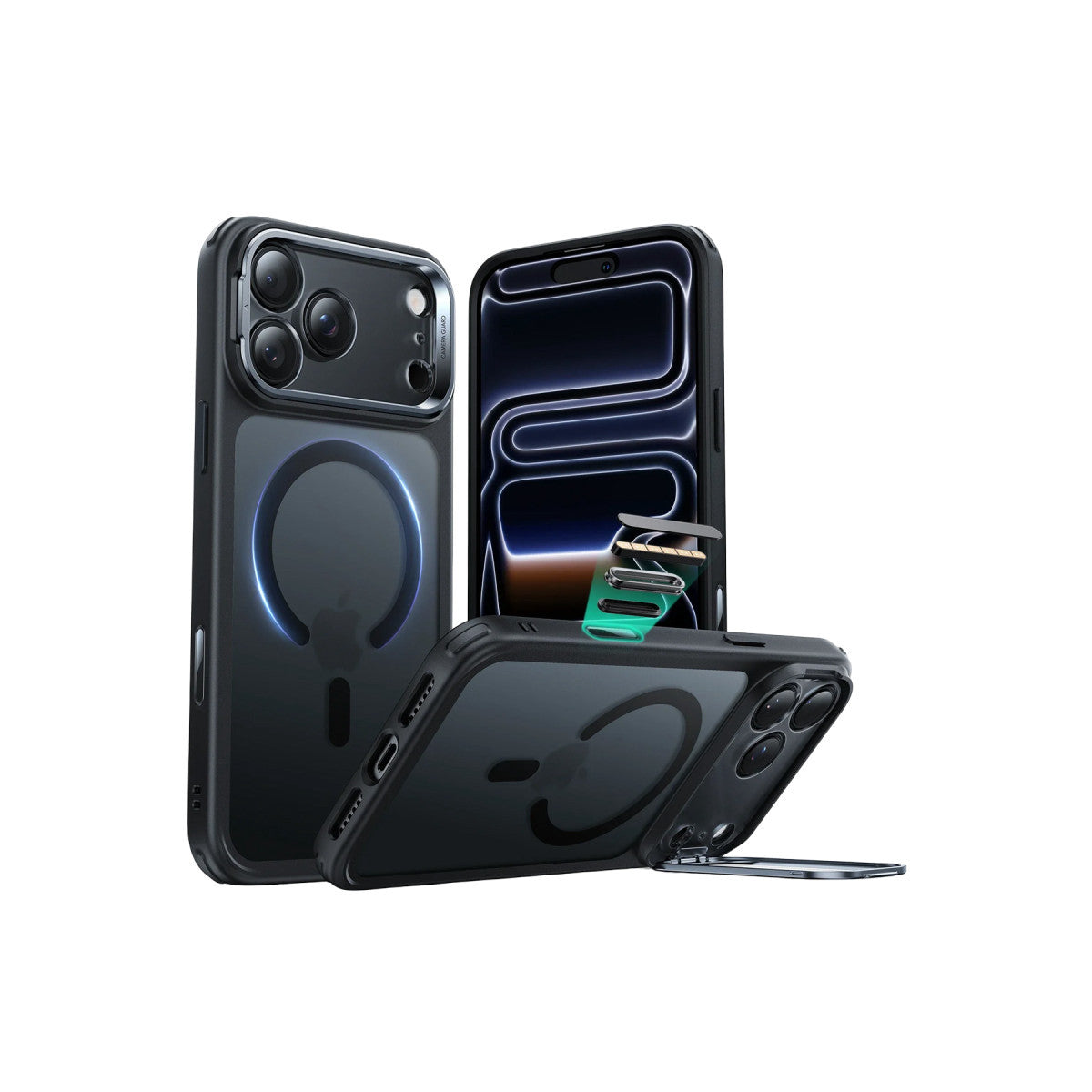 ESR Apple iPhone 17 Pro Classic Hybrid Magsafe Standlı Kapak