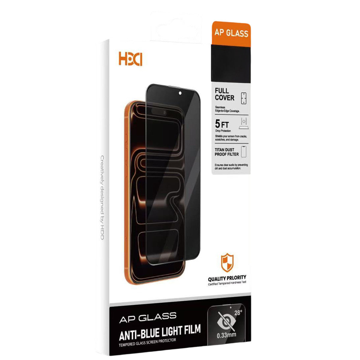 HDD Apple iPhone 17 Pro Rift Hayalet Cam Ekran Koruyucu