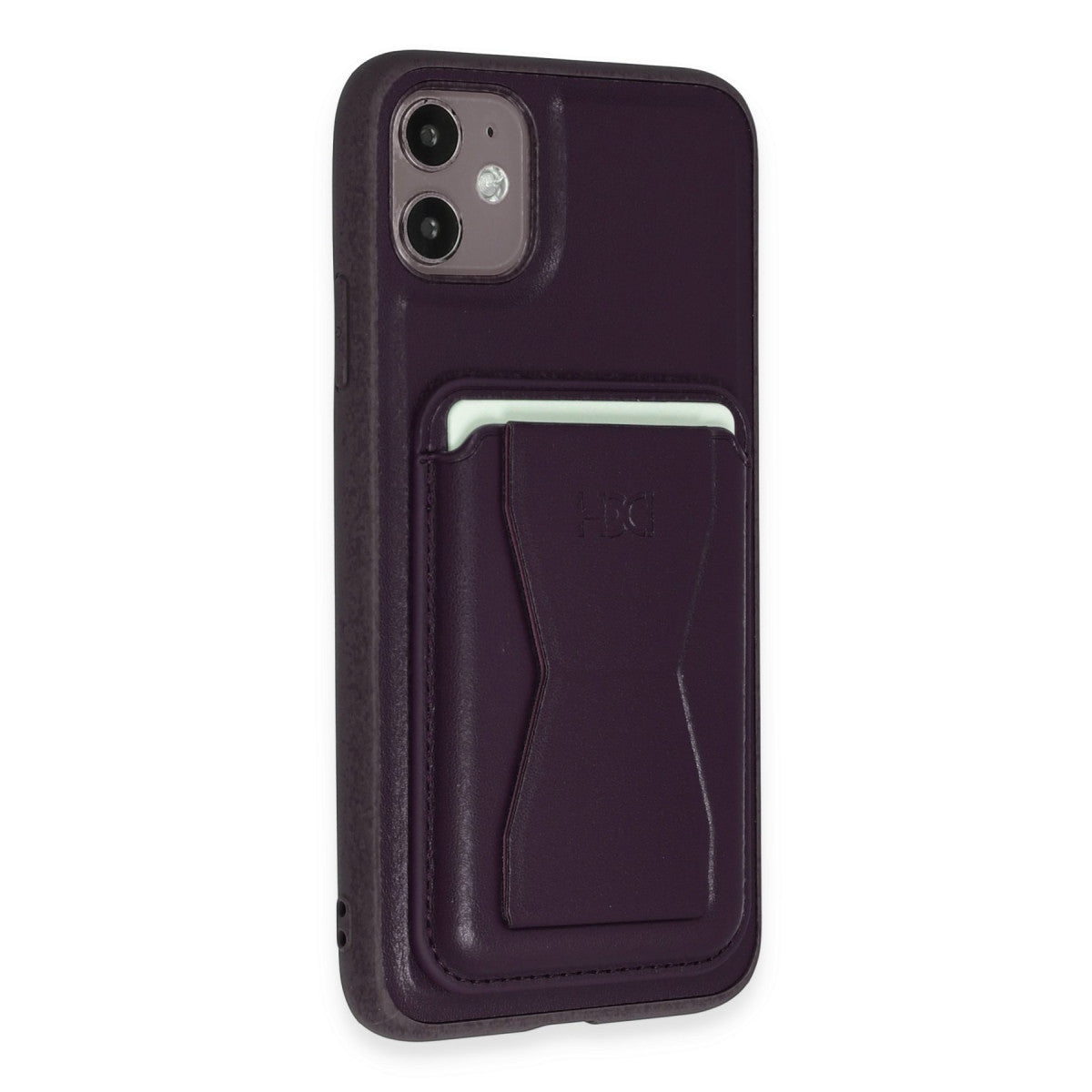HDD iPhone 11 Kılıf HD Deri Luxury Magnet Kartvizitli Kapak