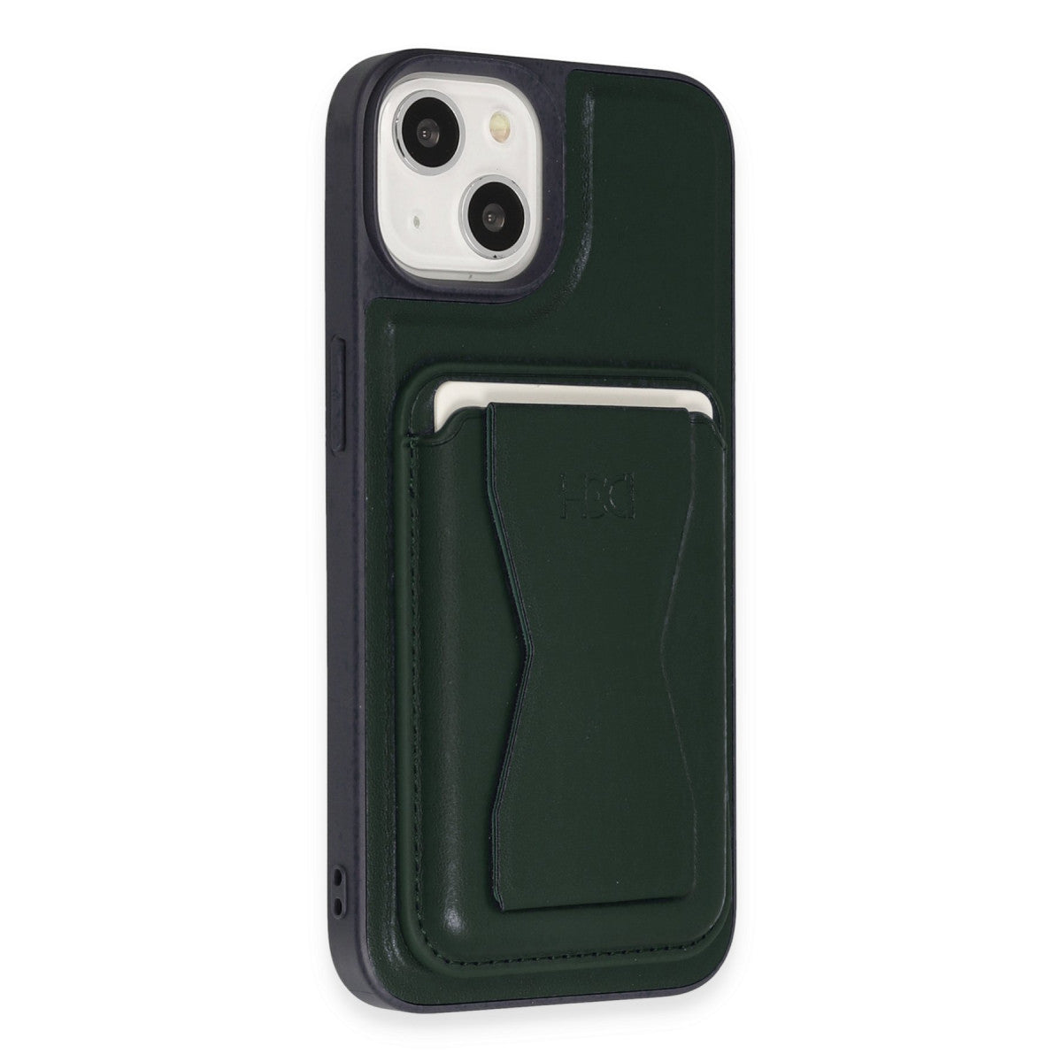HDD Apple iPhone 15 Kılıf HD Deri Luxury Magnet Kartvizitli Kapak