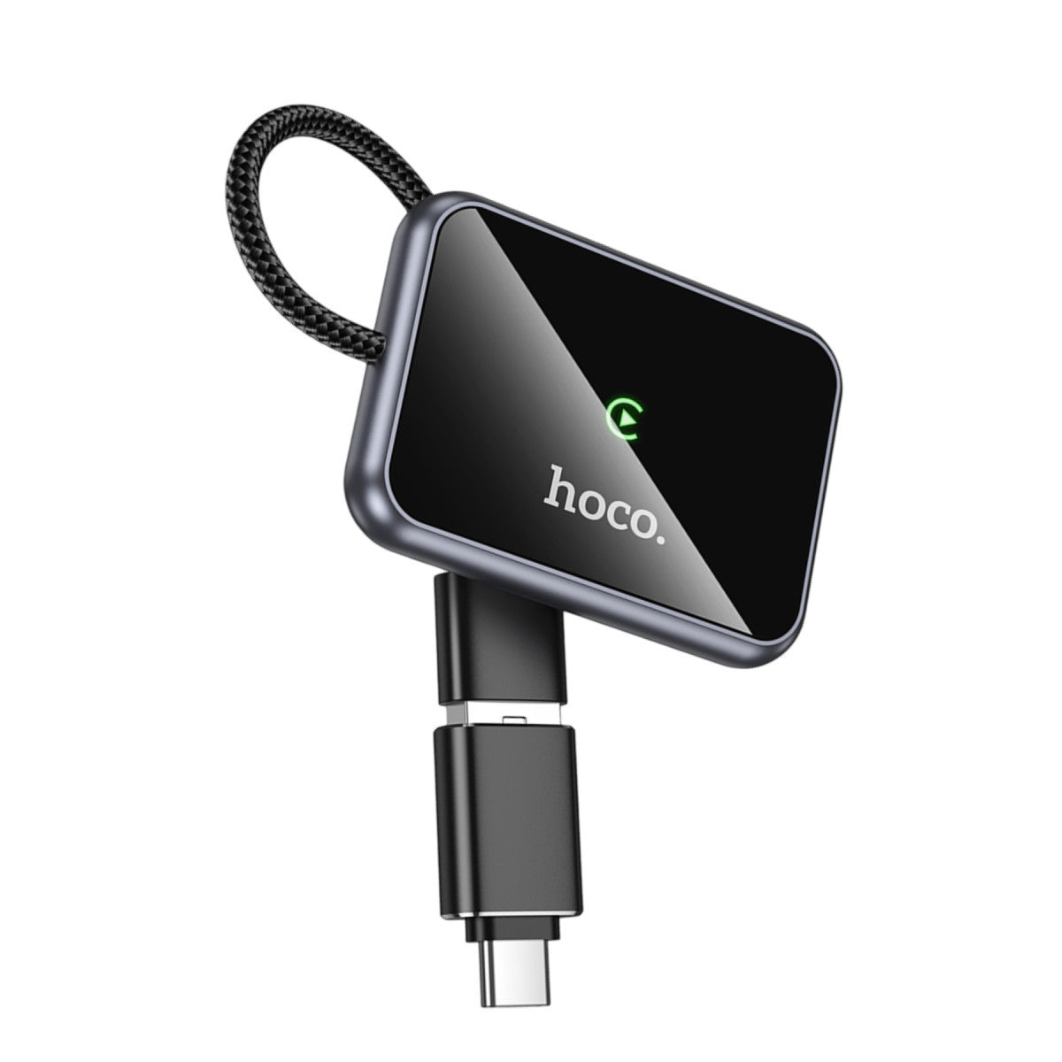 Hoco. HU1 Way 2in1 Type-C to USB Dönüştürücülü Kablosuz CarPlay Adaptör