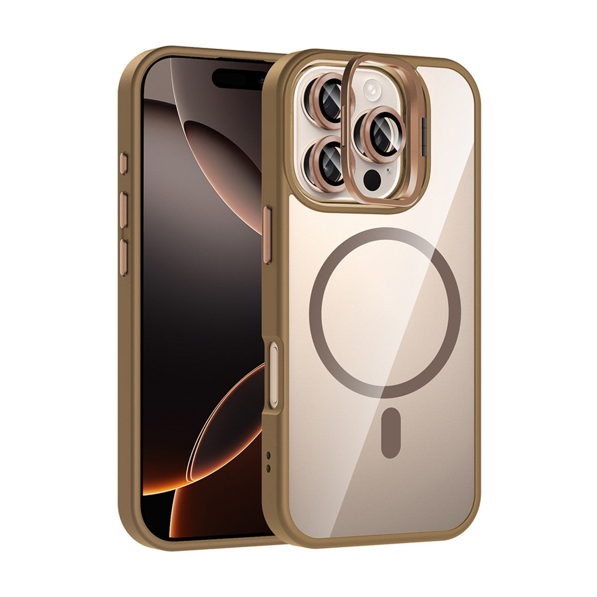 Joko Apple iPhone 16 Pro Remim Lensli Magsafe Standlı Kapak