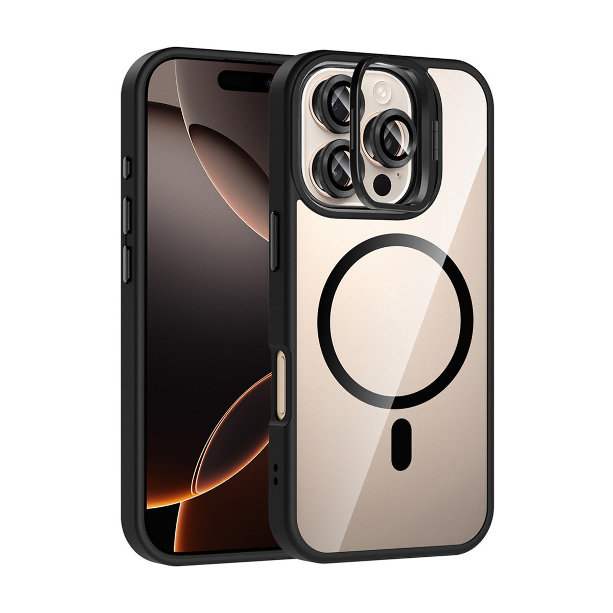 Joko Apple iPhone 16 Pro Remim Lensli Magsafe Standlı Kapak