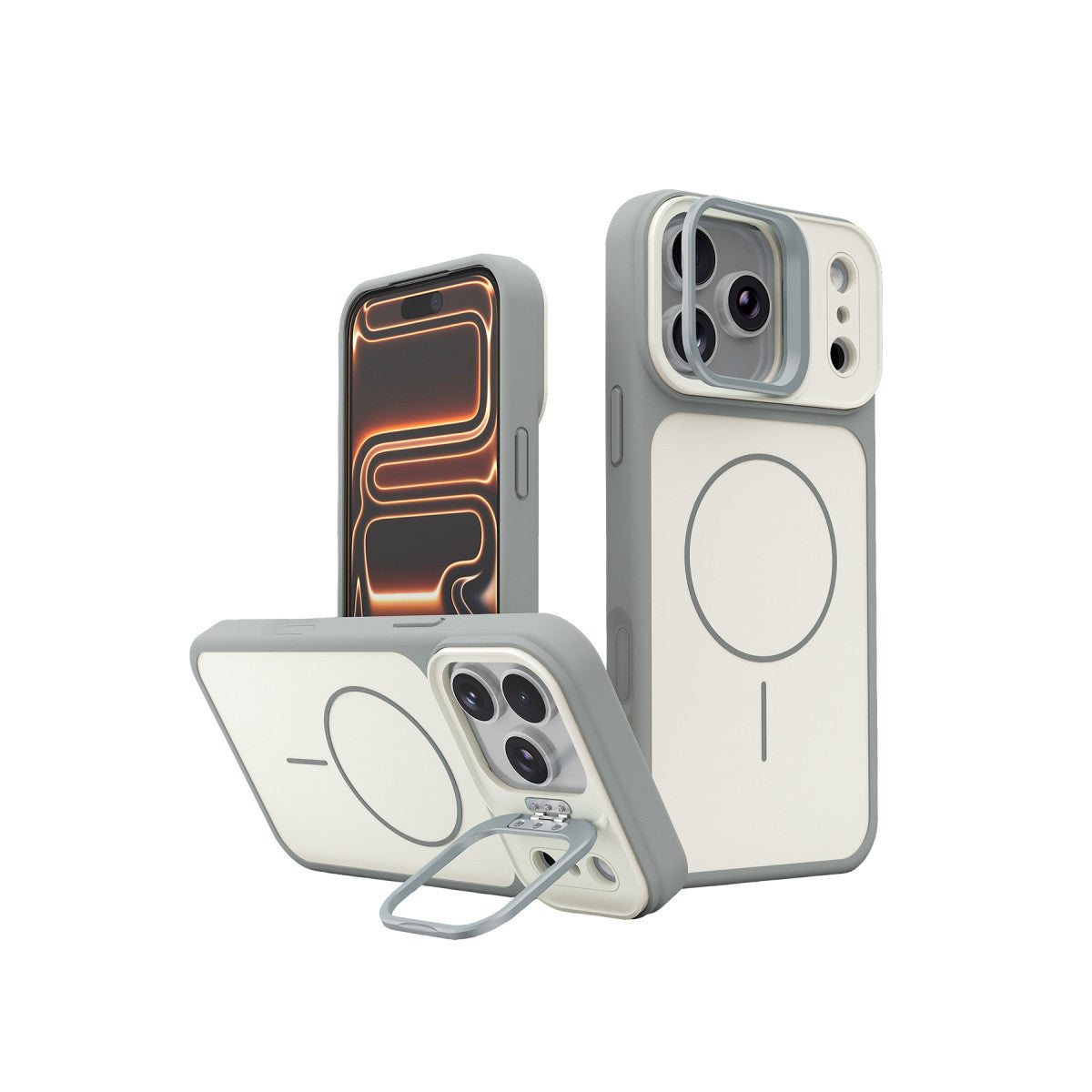 Joko Apple iPhone 17 Pro Pale Magsafe Standlı Kapak