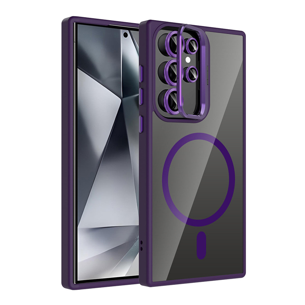 Joko Samsung Galaxy S23 Ultra Remim Lensli Magsafe Standlı Kapak