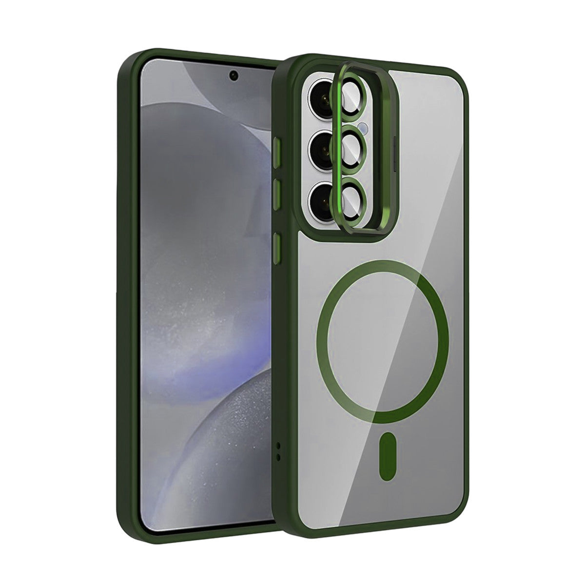 Joko Samsung Galaxy S24 FE Remim Lensli Magsafe Standlı Kapak