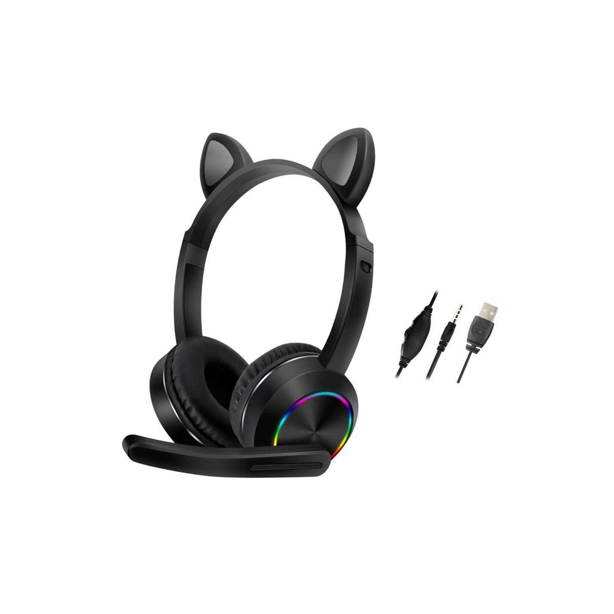 Karler Bass AKZ020 Kafa Üstü Işıklı Kedi Kulaklık