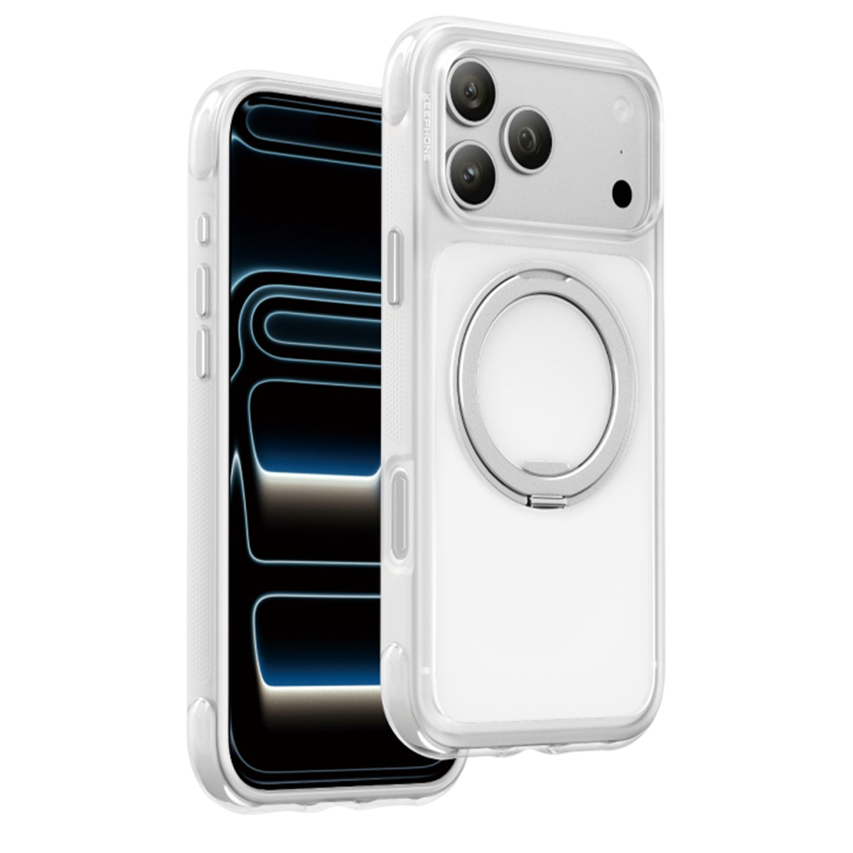 Keephone Apple iPhone 17 Pro Max Monica Airbag Pro Stantlı Magsafe Kapak