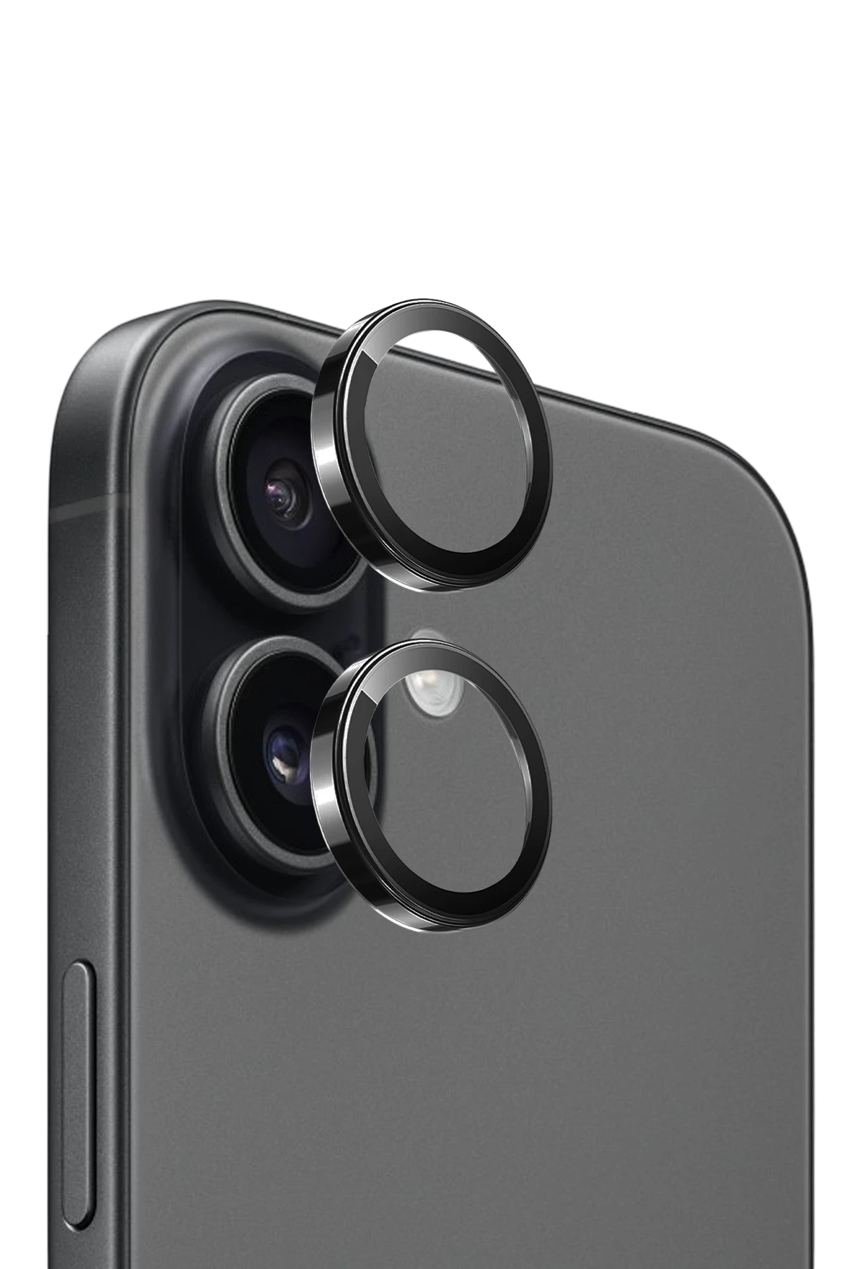 Keephone Apple iPhone 17 Sapphire PVD Kamera Lens - Siyah