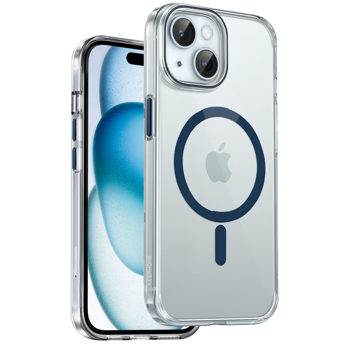 Keephone iPhone 15 Aurora Şeffaf Magsafe Kılıf