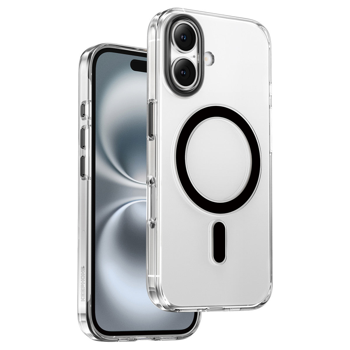 Keephone iPhone 16 Aurora Şeffaf Magsafe Kılıf