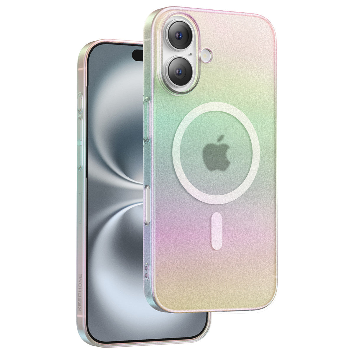 Keephone iPhone 16 Fantasia Gökkuşağı Magsafe Kılıf