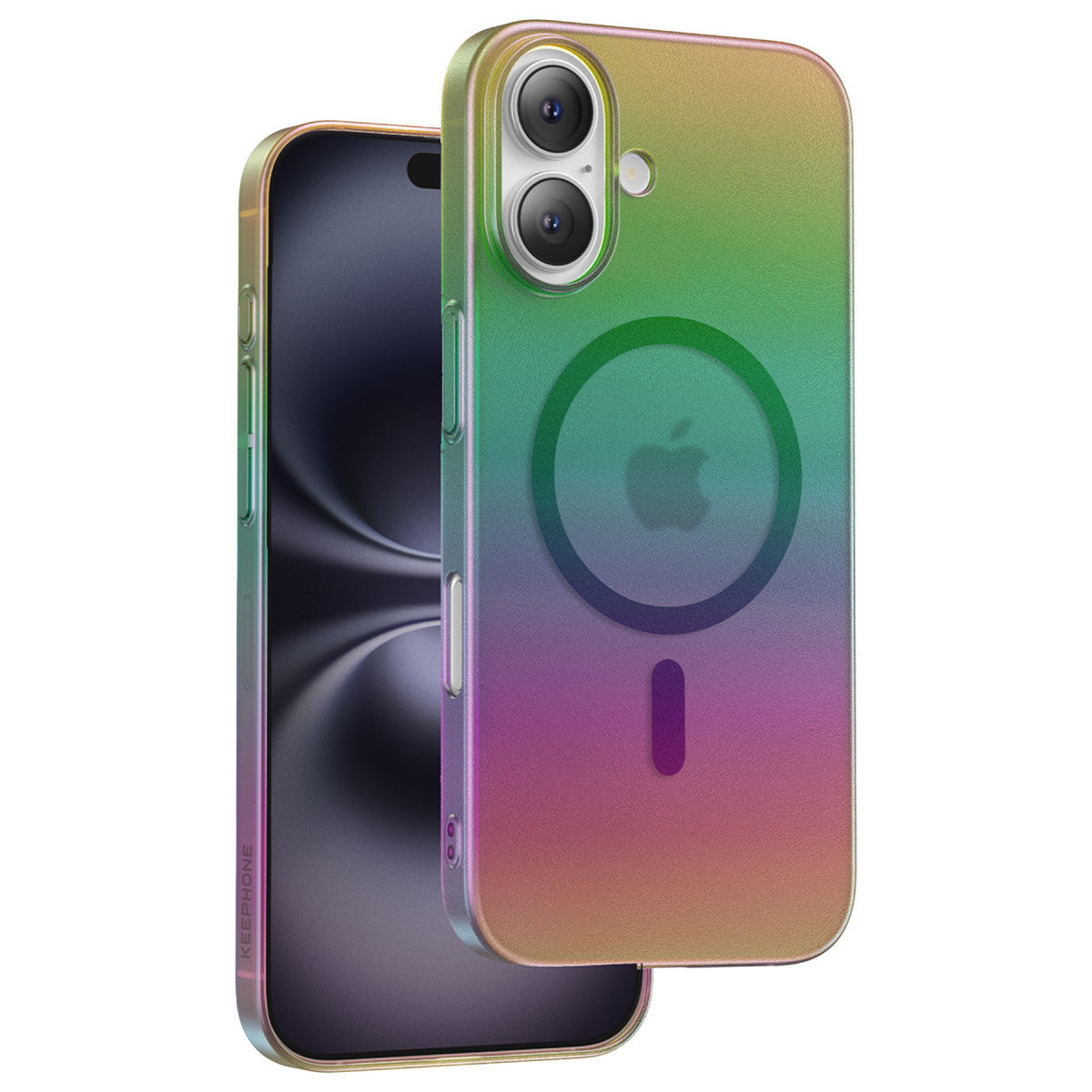 Keephone iPhone 16 Fantasia Gökkuşağı Magsafe Kılıf