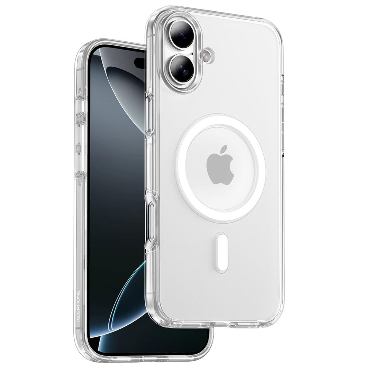 Keephone iPhone 16 Non Yellow Şeffaf Magsafe Kılıf
