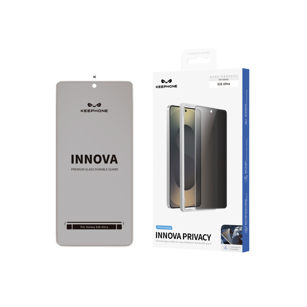 Keephone Samsung Galaxy S26 Innova Hayalet Cam Ekran Koruyucu