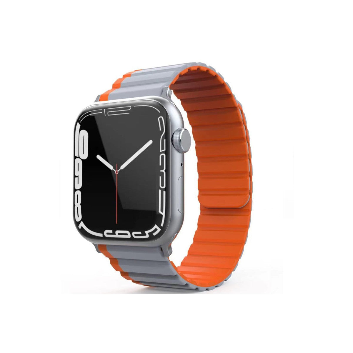 Movenchy Apple Watch 42mm MO-WB1 Çift Renk Mıknatıslı Silikon Kordon