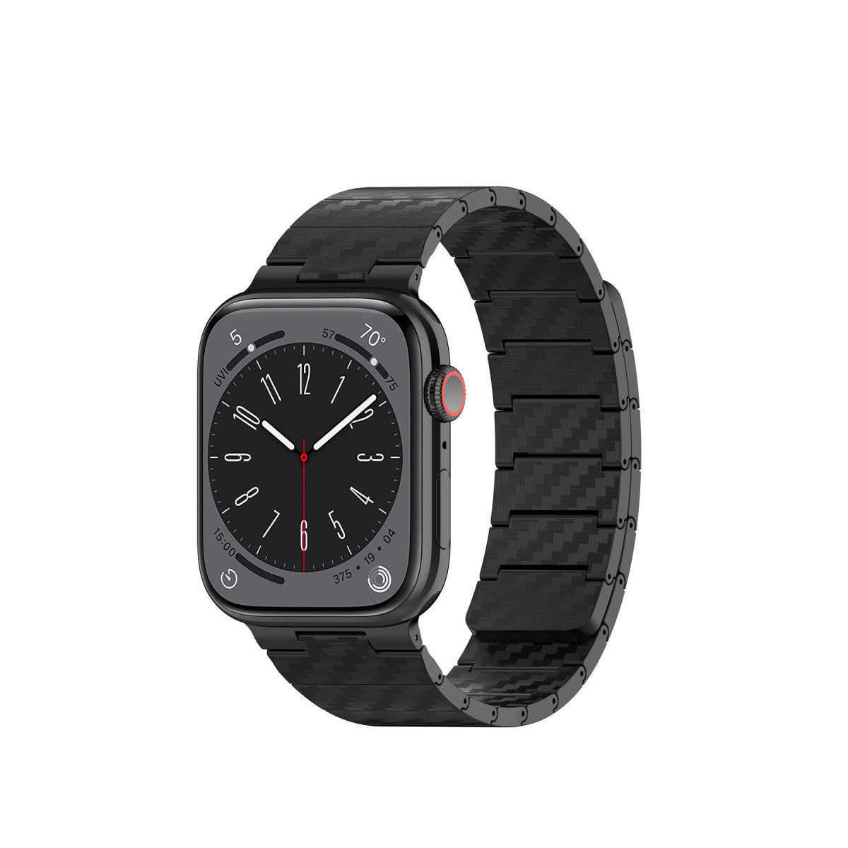 Movenchy Watch 45mm Carbon Steel Kordon