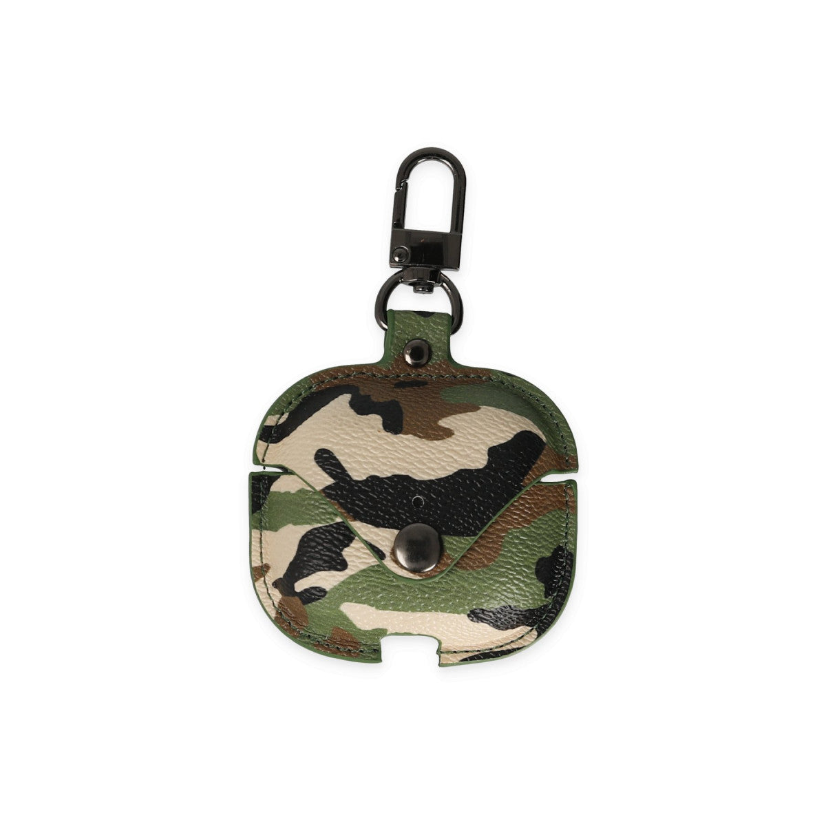 Newface Airpods 3 (3.nesil) Çanta Kamuflaj Deri Kılıf