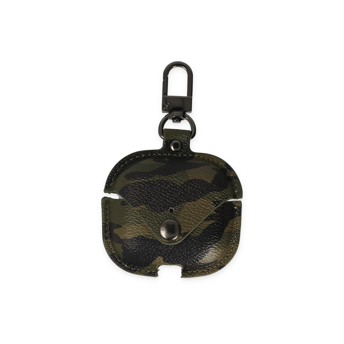 Newface Airpods Pro 2 (2.nesil) Çanta Kamuflaj Deri Kılıf