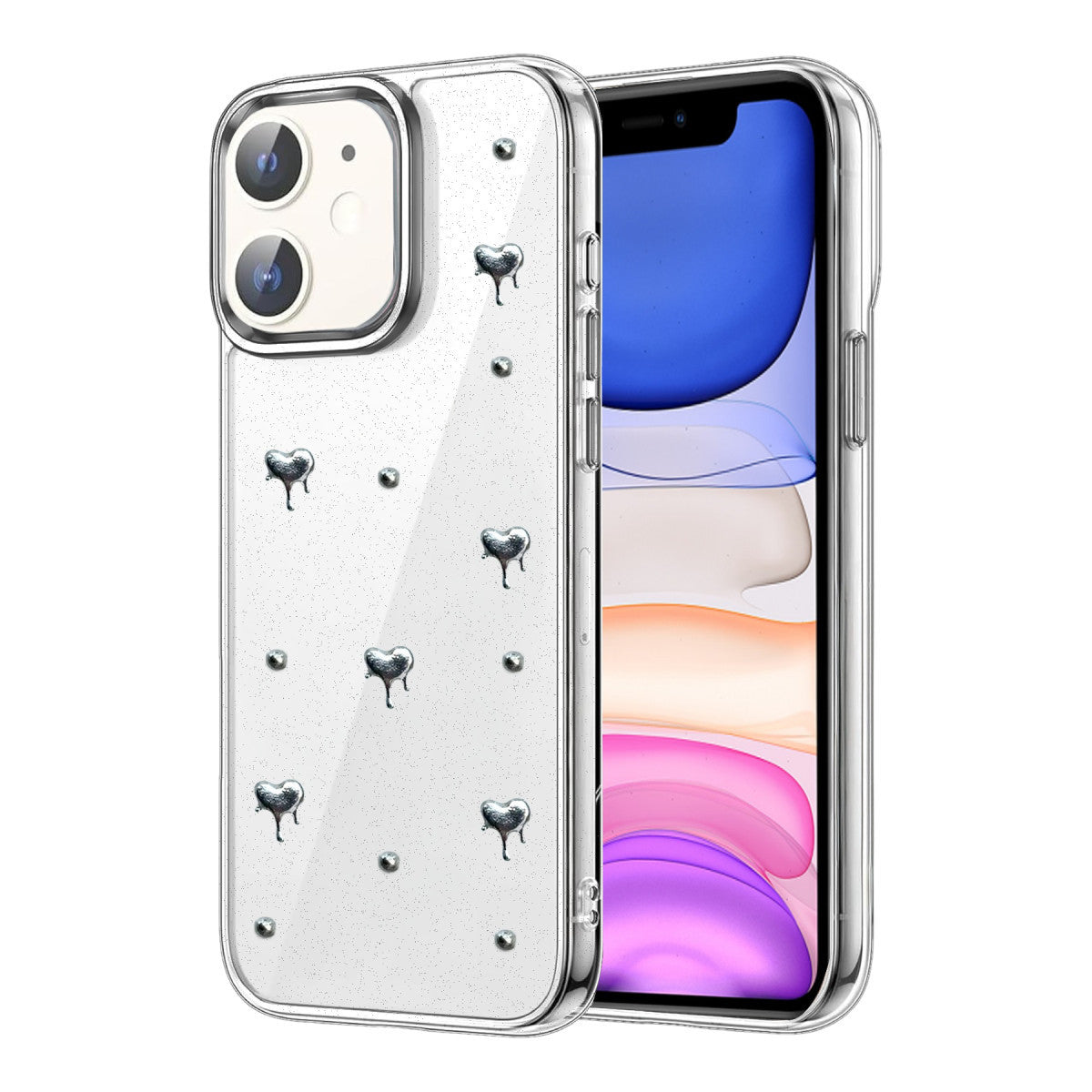Newface Apple iPhone 11 Fiyonk Desenli Kapak