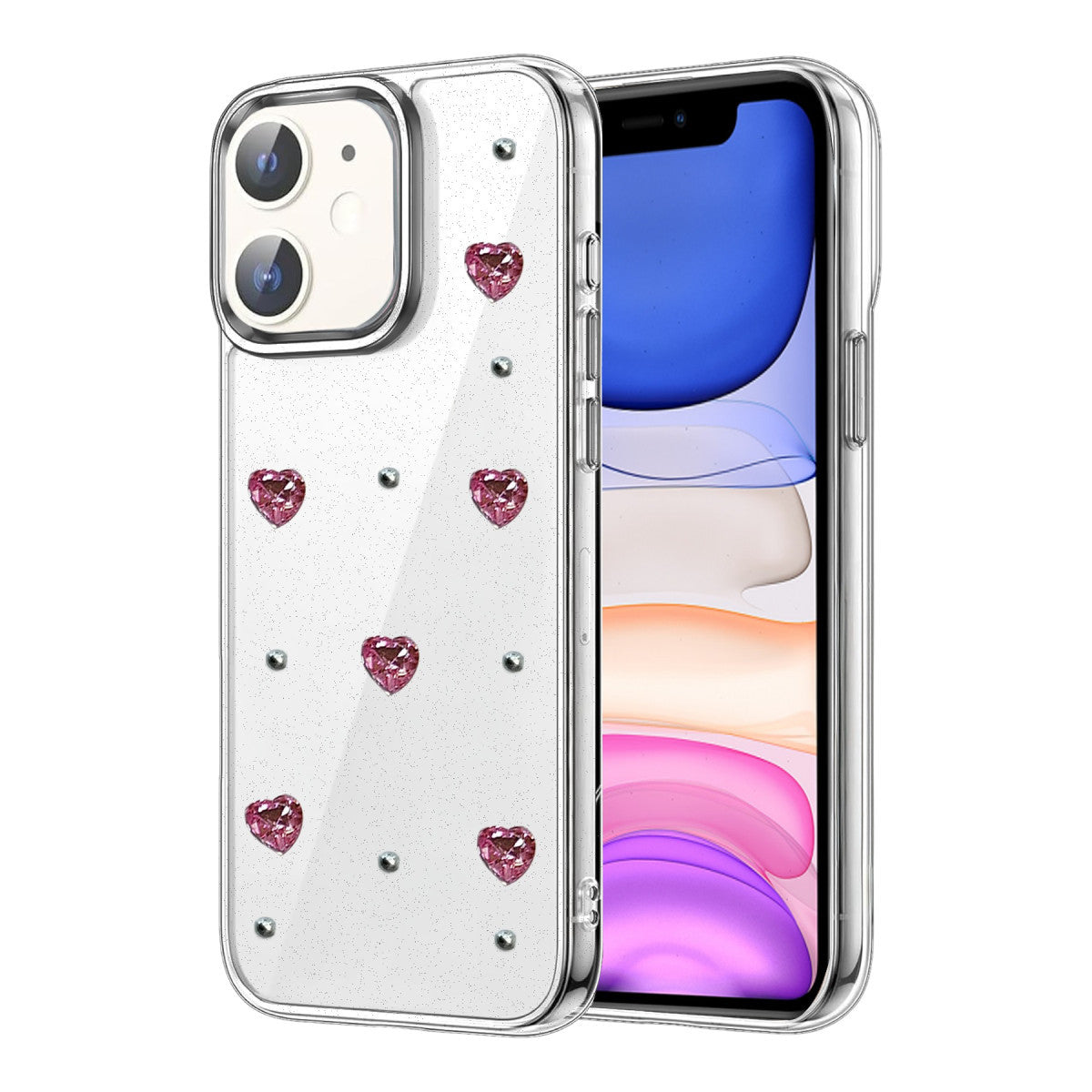 Newface Apple iPhone 11 Fiyonk Desenli Kapak