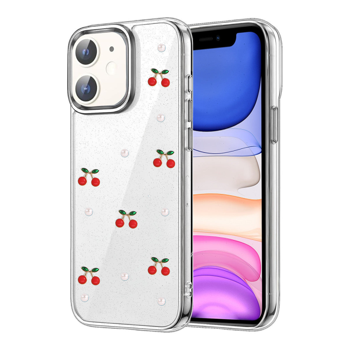 Newface Apple iPhone 11 Fiyonk Desenli Kapak