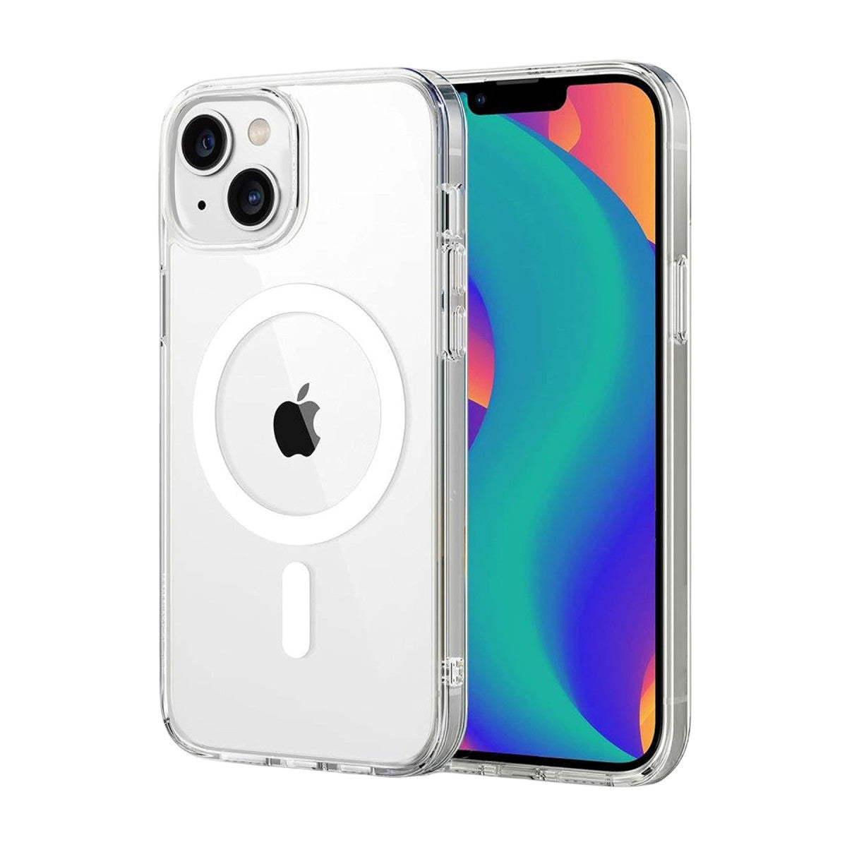 Newface Apple iPhone 15 Combo Sert Şeffaf Magsafe Kapak