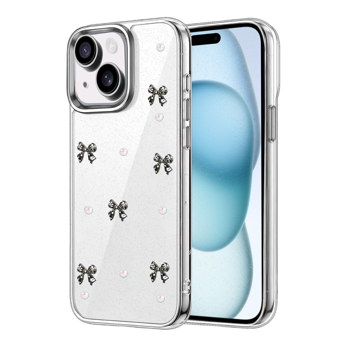 Newface Apple iPhone 15 Fiyonk Desenli Kapak