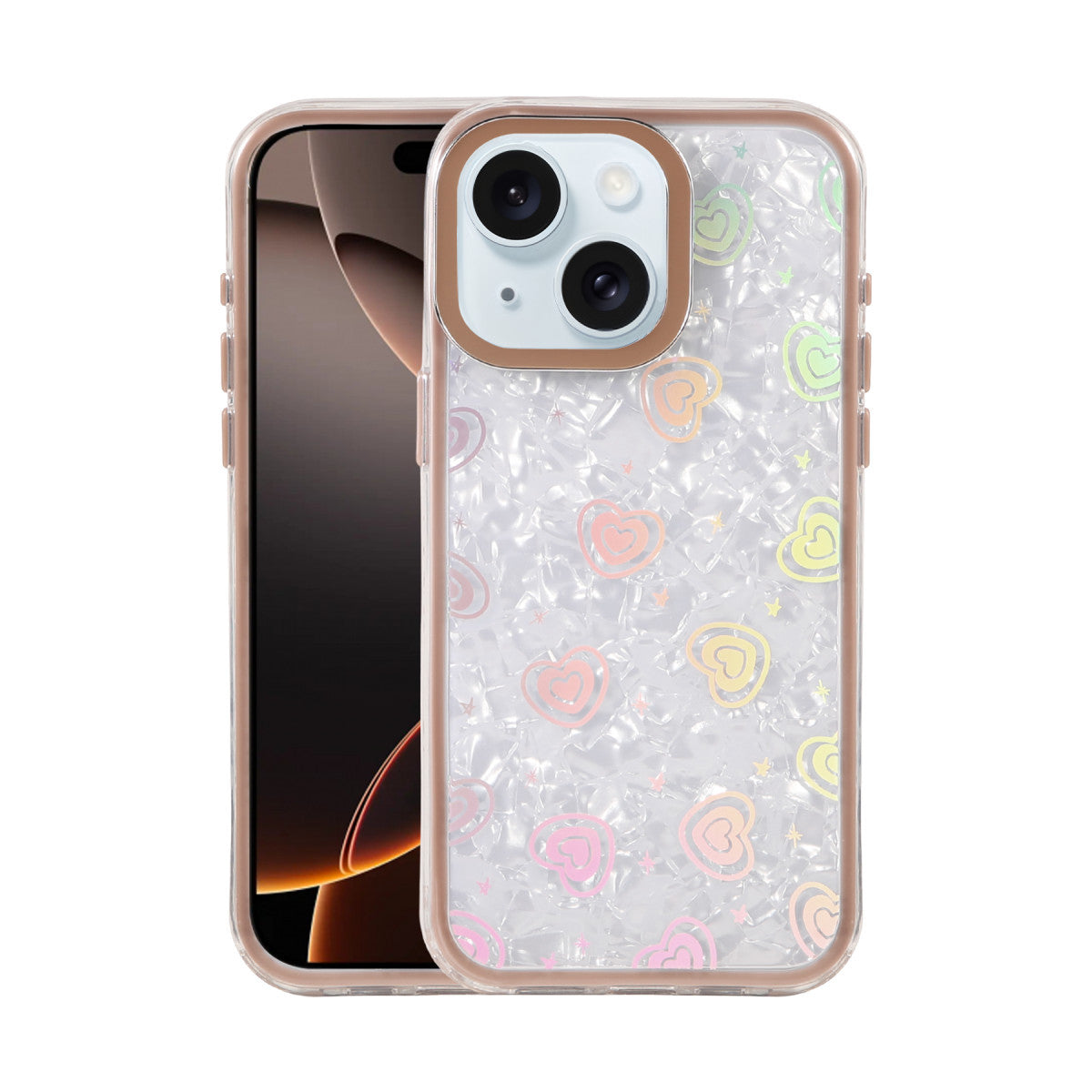 Newface Apple iPhone 15 Lumi Desenli Kapak