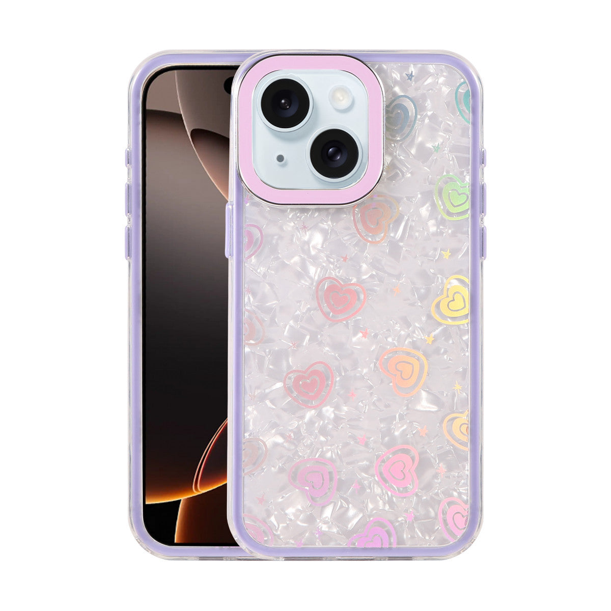 Newface Apple iPhone 15 Lumi Desenli Kapak