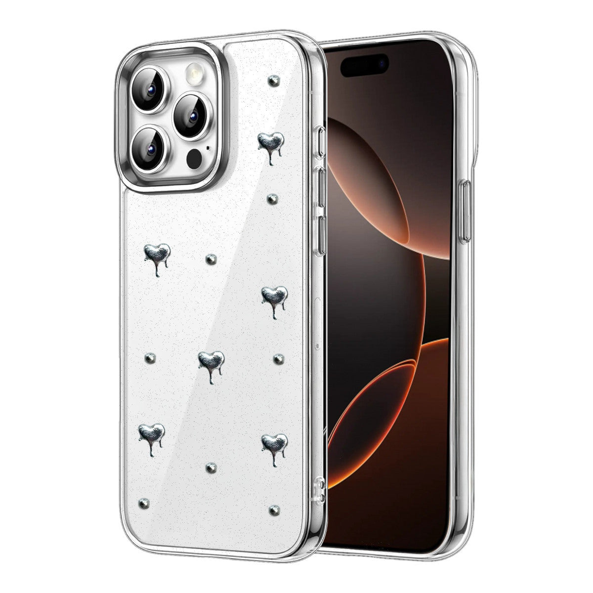 Newface Apple iPhone 15 Pro Max Fiyonk Desenli Kapak