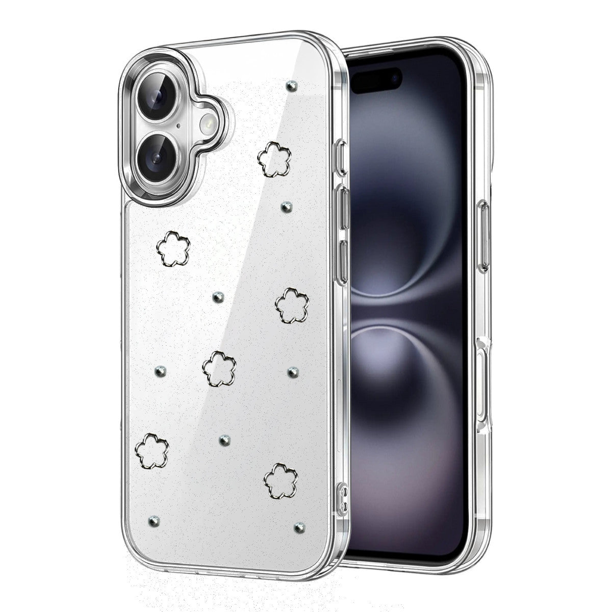 Newface Apple iPhone 16 Fiyonk Desenli Kapak