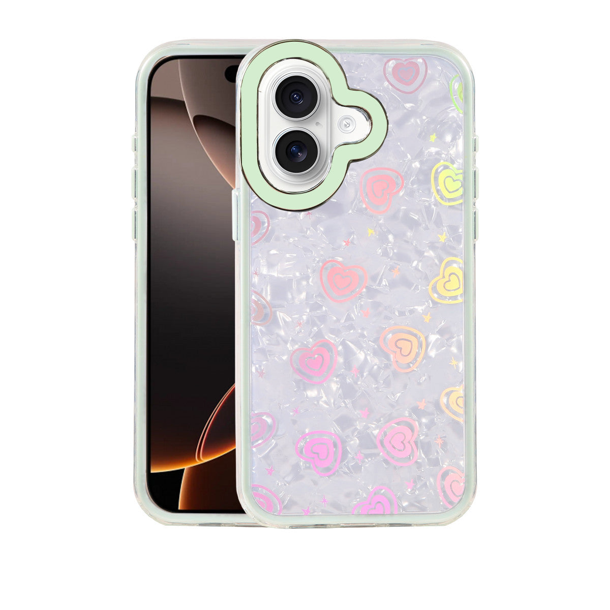 Newface Apple iPhone 16 Lumi Desenli Kapak