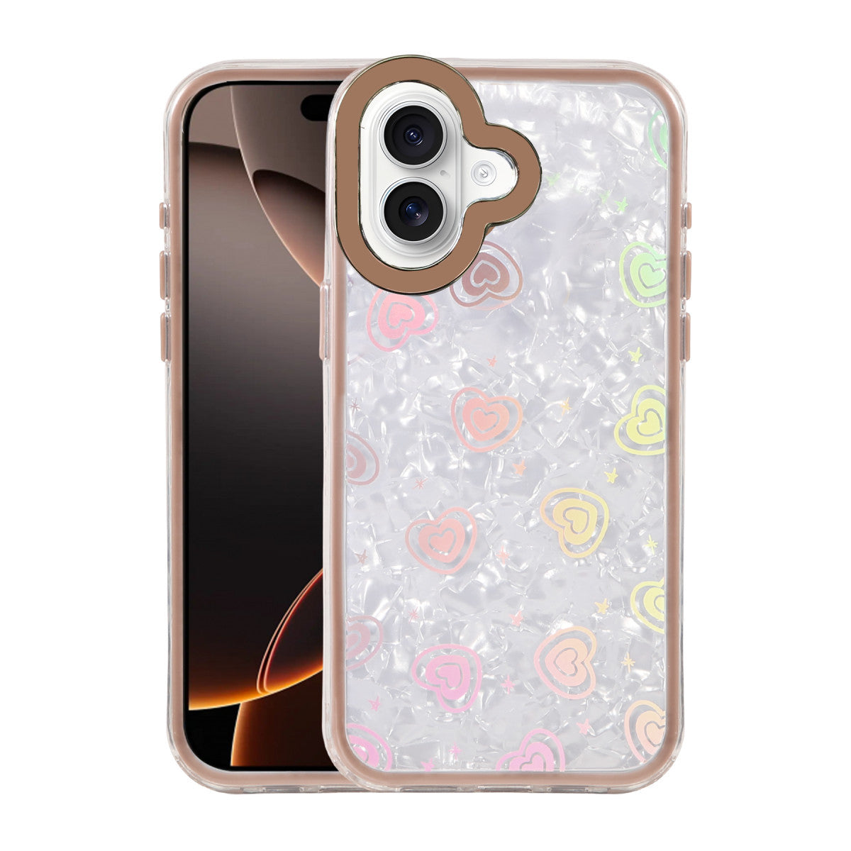 Newface Apple iPhone 16 Lumi Desenli Kapak