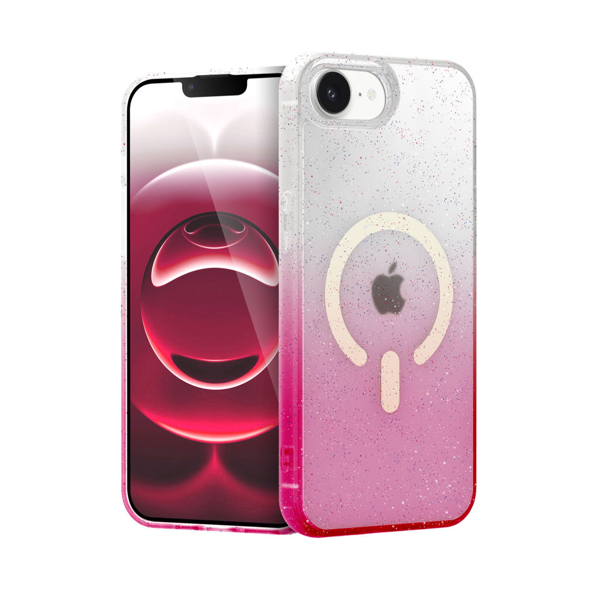 Newface Apple iPhone 16E Pummel Shiny Magsafe Kapak