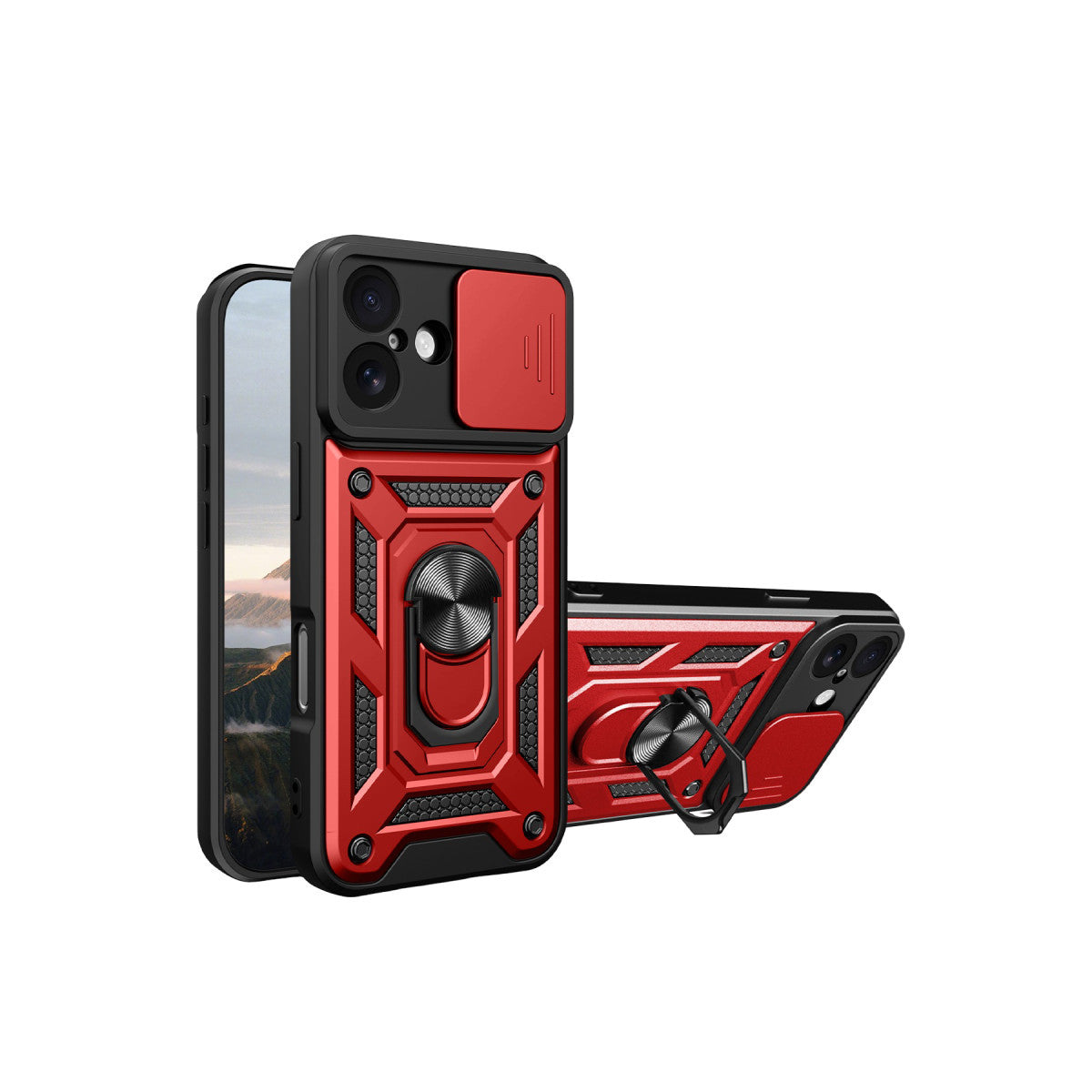 Newface Apple iPhone 17 Pars Lens Yüzüklü Silikon