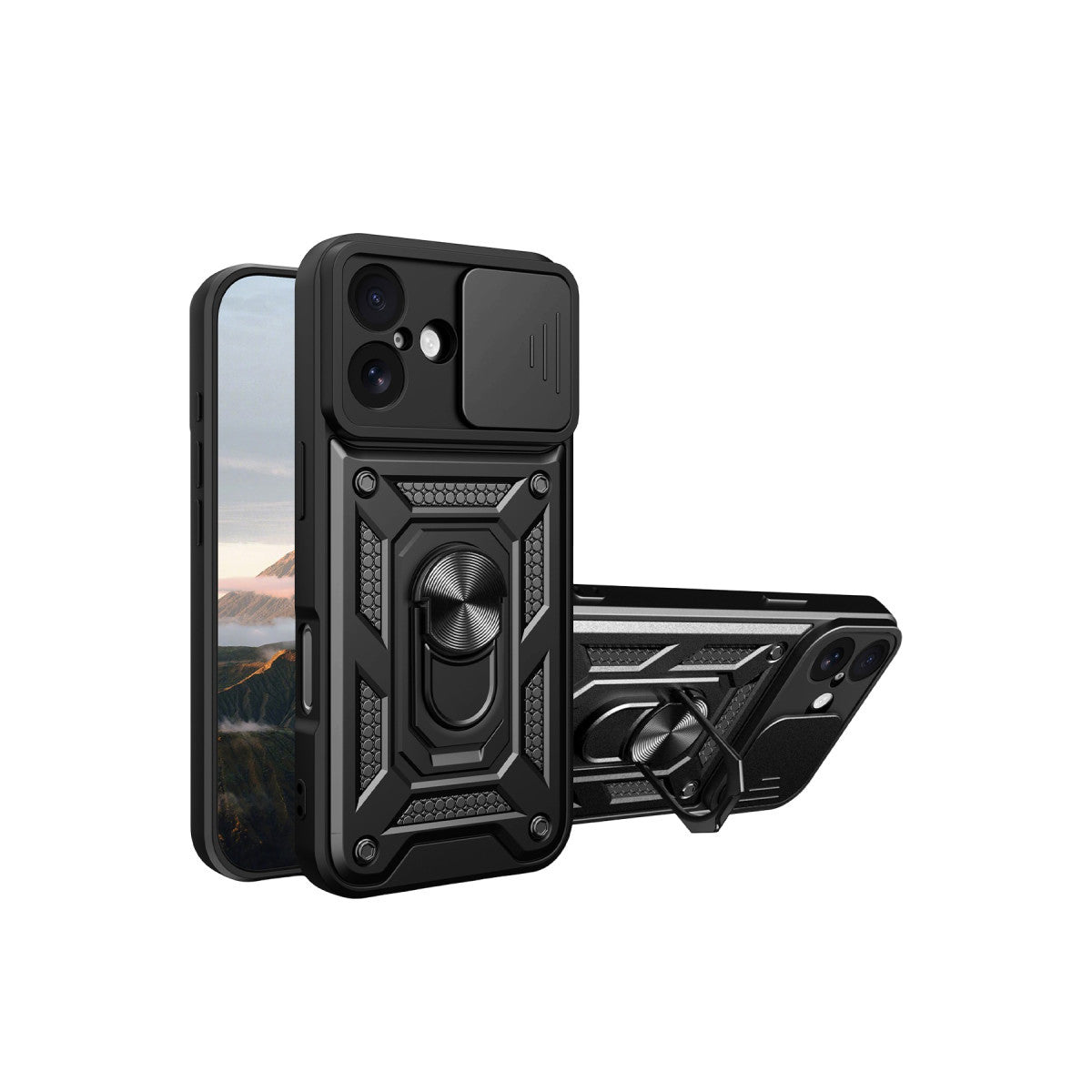 Newface Apple iPhone 17 Pars Lens Yüzüklü Silikon