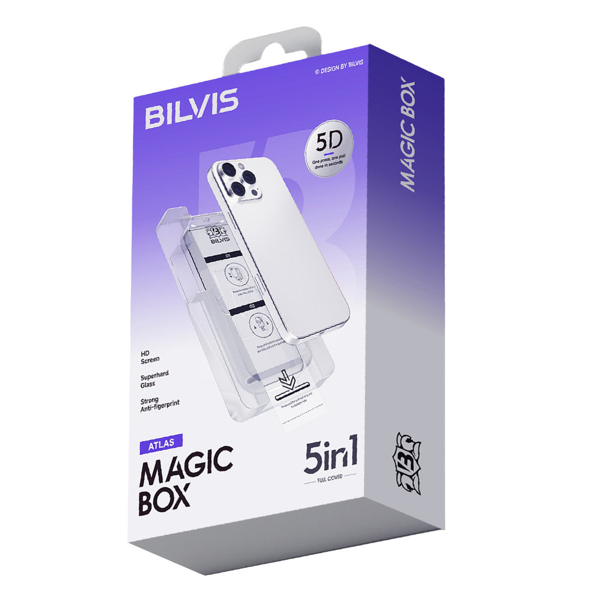 Newface Apple iPhone 17 Pro Bilvis 5in1 3D Magic Cam Ekran Koruyucu