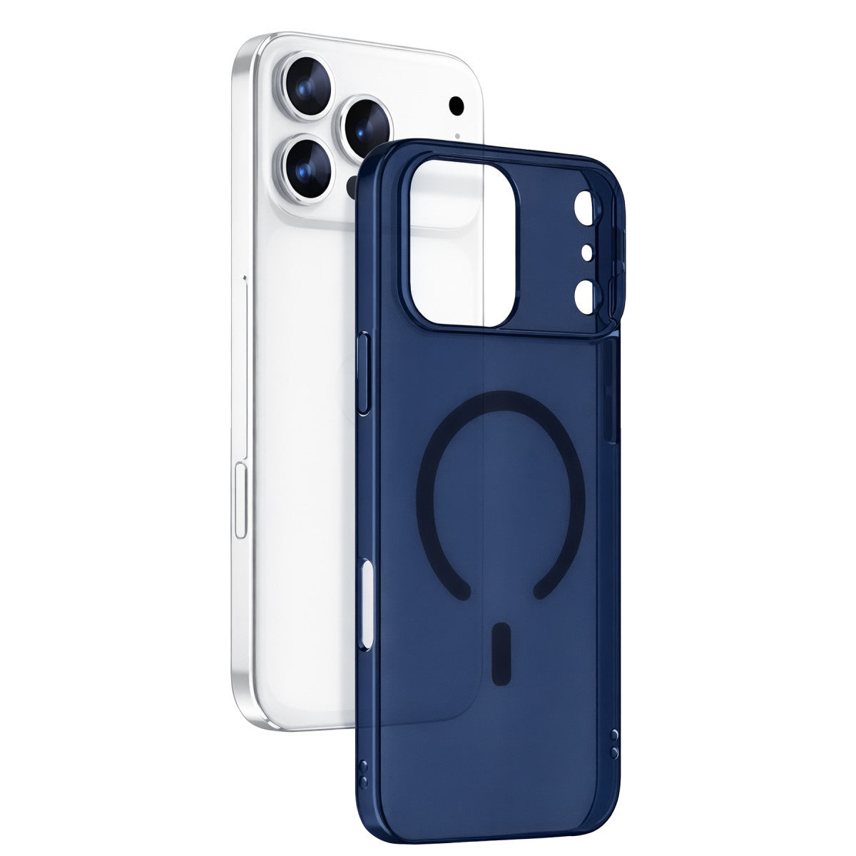 Newface Apple iPhone 17 Pro Combo Sert Şeffaf Magsafe Kapak