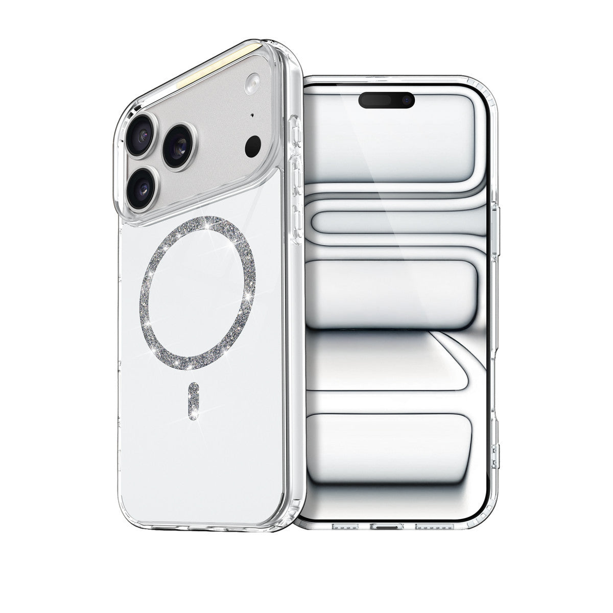 Newface Apple iPhone 17 Pro Max Live Diamond Magsafe Kapak