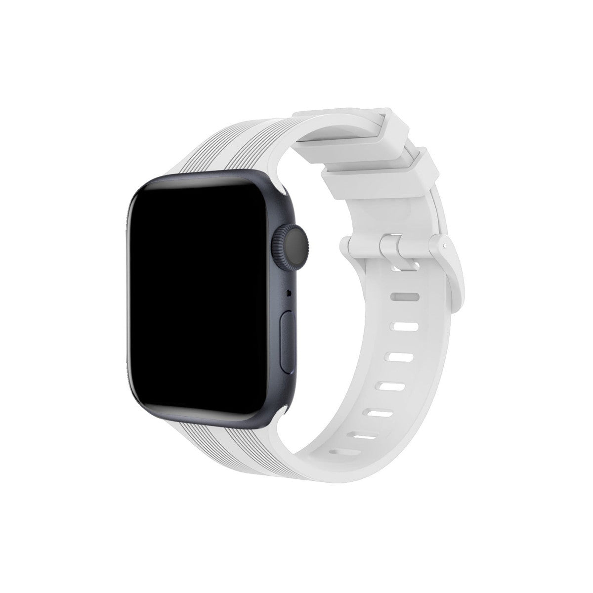Newface Apple Watch 38mm KR408 Çizgili Silikon Kordon