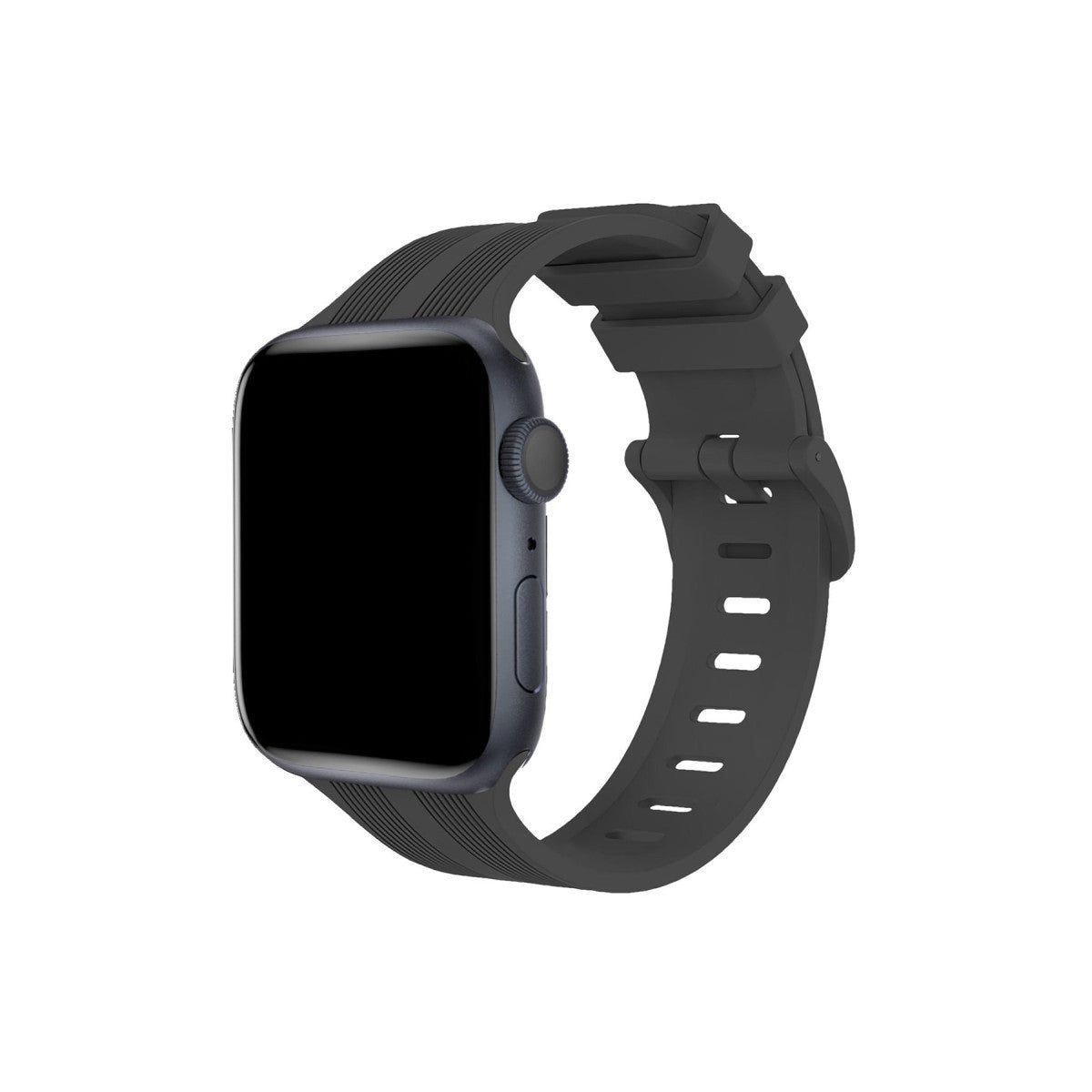 Newface Apple Watch 38mm KR408 Çizgili Silikon Kordon