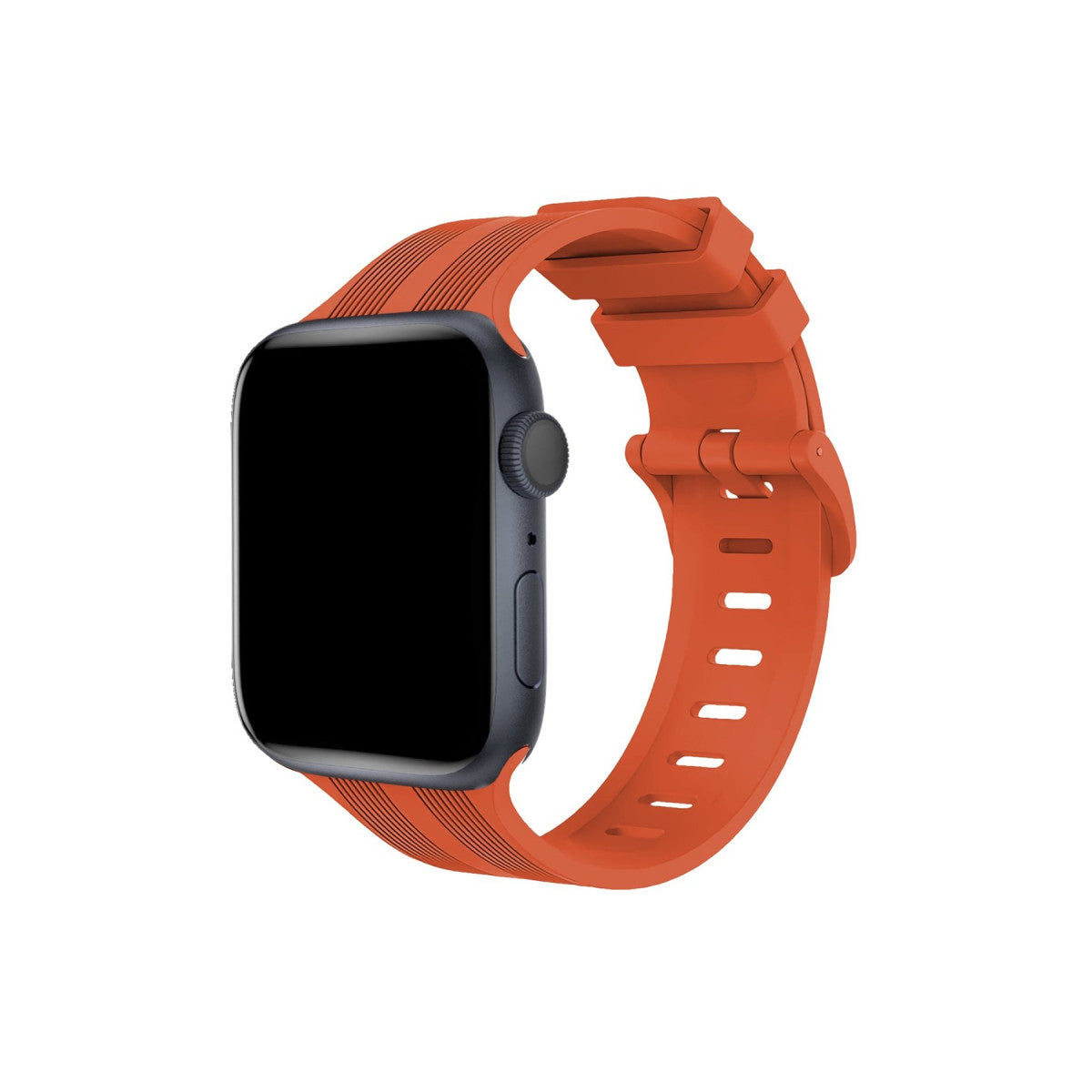 Newface Apple Watch 38mm KR408 Çizgili Silikon Kordon