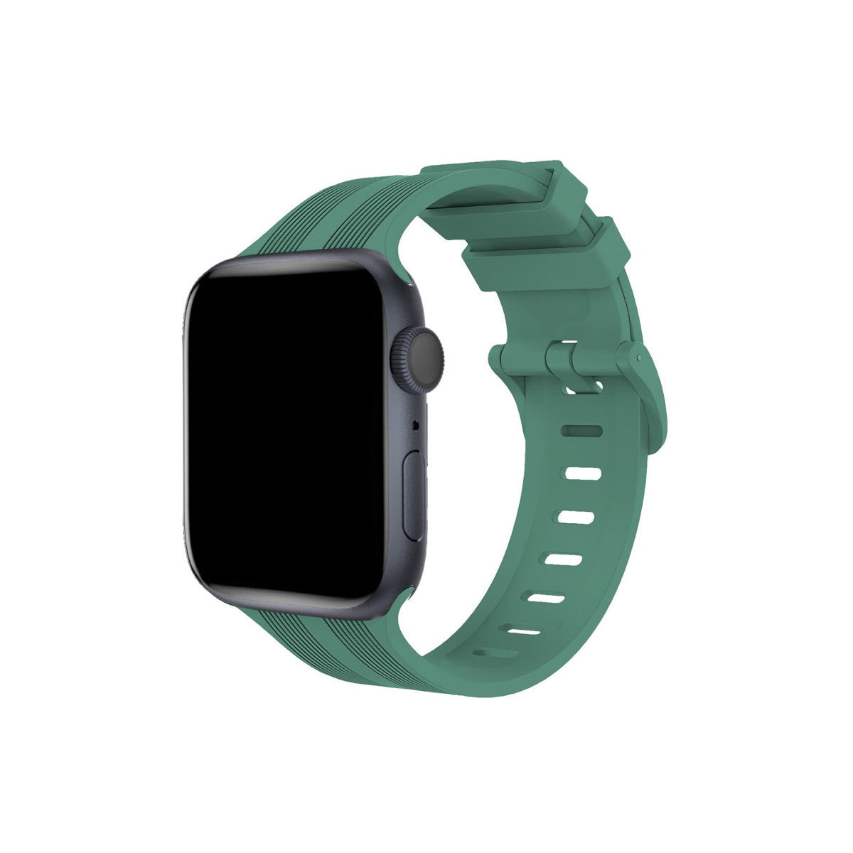 Newface Apple Watch 38mm KR408 Çizgili Silikon Kordon